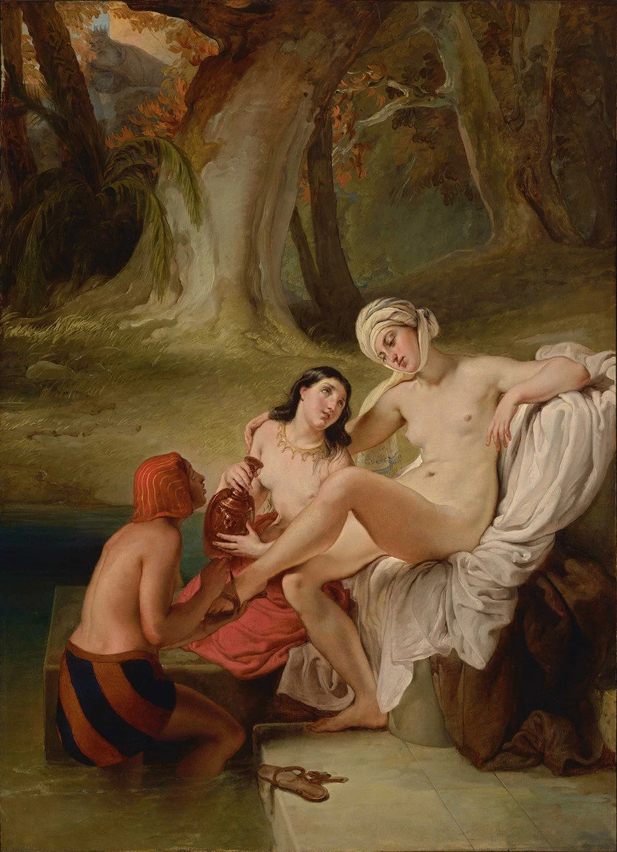 Betsabea al bagno, 1845 - Pinacoteca Brera, Milano